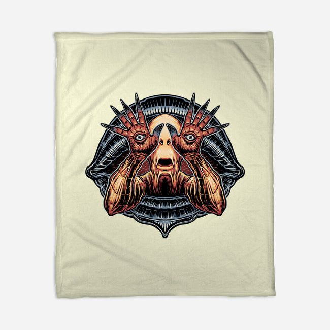 The Pale Man Sees-None-Fleece-Blanket-glitchygorilla