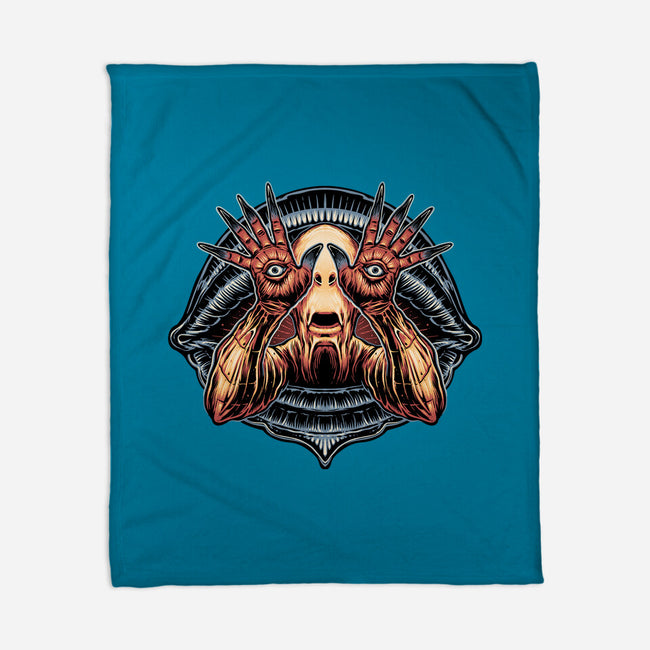 The Pale Man Sees-None-Fleece-Blanket-glitchygorilla