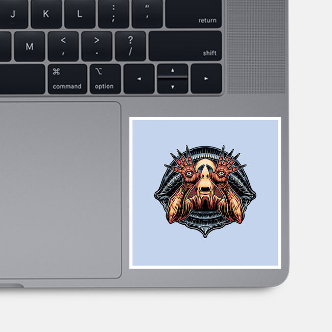 The Pale Man Sees-None-Glossy-Sticker-glitchygorilla