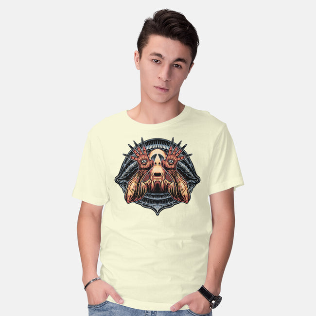 The Pale Man Sees-Mens-Basic-Tee-glitchygorilla