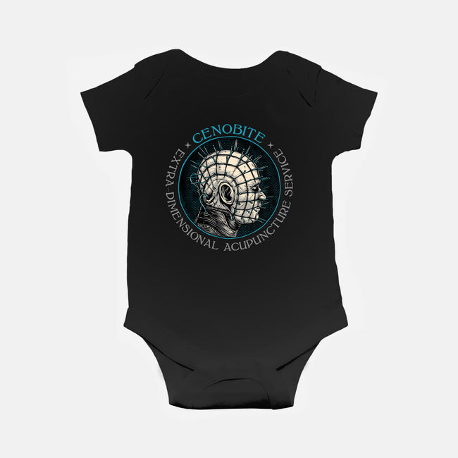 Extra Dimensional Acupuncture-Baby-Basic-Onesie-glitchygorilla