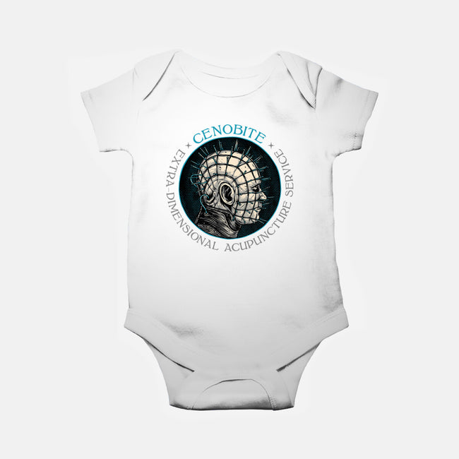 Extra Dimensional Acupuncture-Baby-Basic-Onesie-glitchygorilla