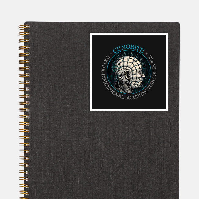 Extra Dimensional Acupuncture-None-Glossy-Sticker-glitchygorilla