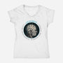Extra Dimensional Acupuncture-Womens-V-Neck-Tee-glitchygorilla