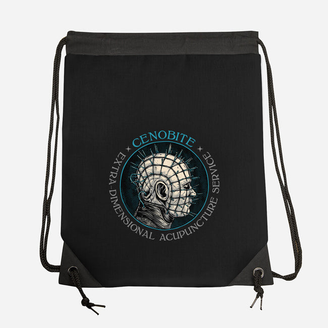 Extra Dimensional Acupuncture-None-Drawstring-Bag-glitchygorilla