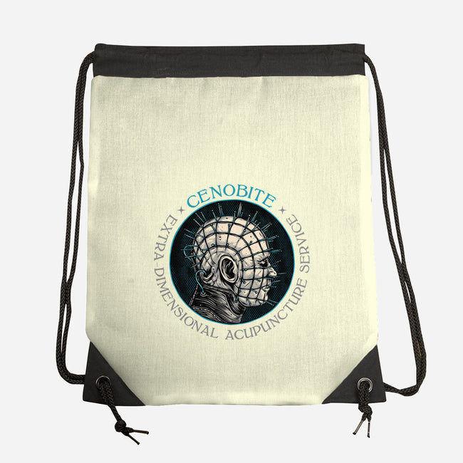 Extra Dimensional Acupuncture-None-Drawstring-Bag-glitchygorilla