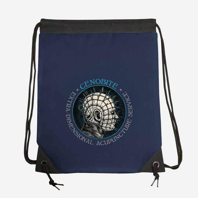 Extra Dimensional Acupuncture-None-Drawstring-Bag-glitchygorilla