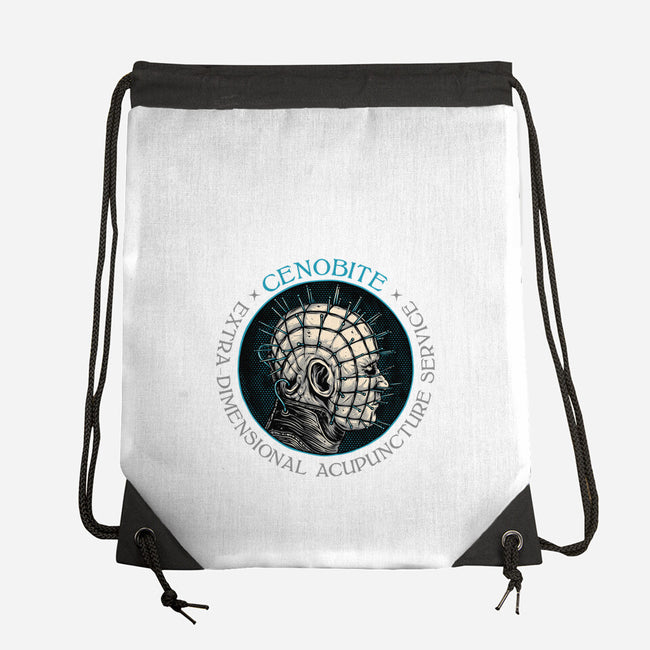 Extra Dimensional Acupuncture-None-Drawstring-Bag-glitchygorilla