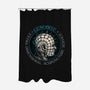 Extra Dimensional Acupuncture-None-Polyester-Shower Curtain-glitchygorilla