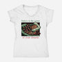 The Power Of Dreams-Womens-V-Neck-Tee-glitchygorilla