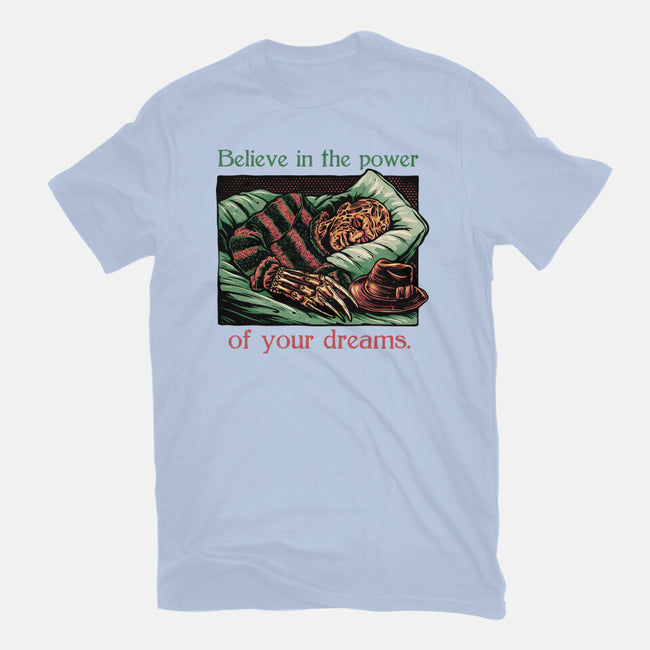 The Power Of Dreams-Womens-Fitted-Tee-glitchygorilla