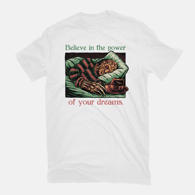The Power Of Dreams-Womens-Fitted-Tee-glitchygorilla
