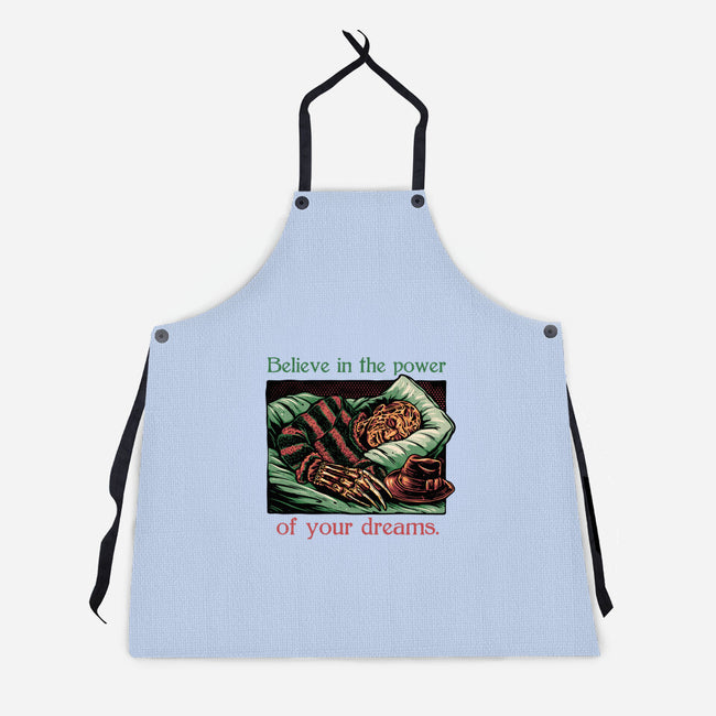 The Power Of Dreams-Unisex-Kitchen-Apron-glitchygorilla
