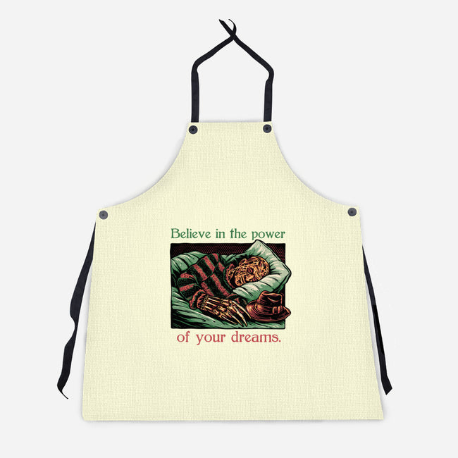 The Power Of Dreams-Unisex-Kitchen-Apron-glitchygorilla