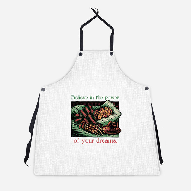 The Power Of Dreams-Unisex-Kitchen-Apron-glitchygorilla