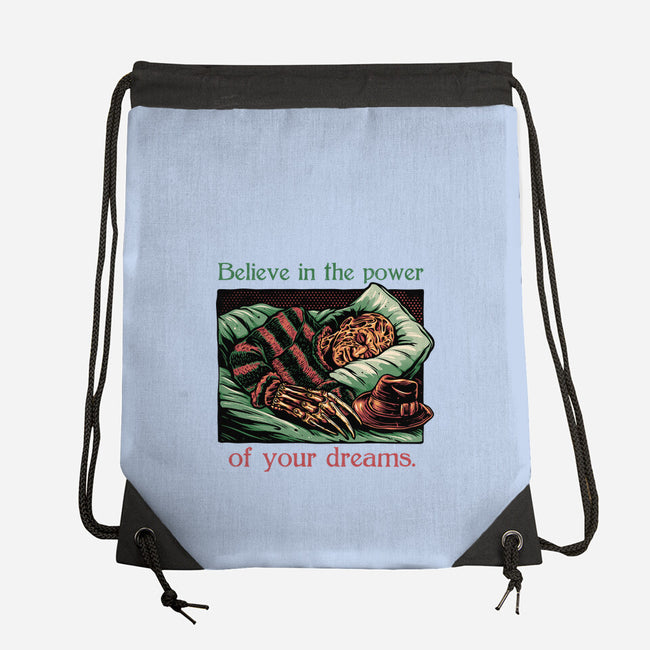 The Power Of Dreams-None-Drawstring-Bag-glitchygorilla