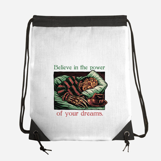 The Power Of Dreams-None-Drawstring-Bag-glitchygorilla