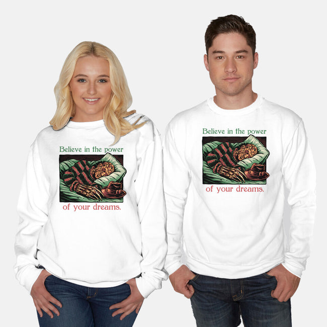 The Power Of Dreams-Unisex-Crew Neck-Sweatshirt-glitchygorilla