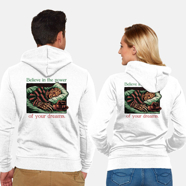 The Power Of Dreams-Unisex-Zip-Up-Sweatshirt-glitchygorilla
