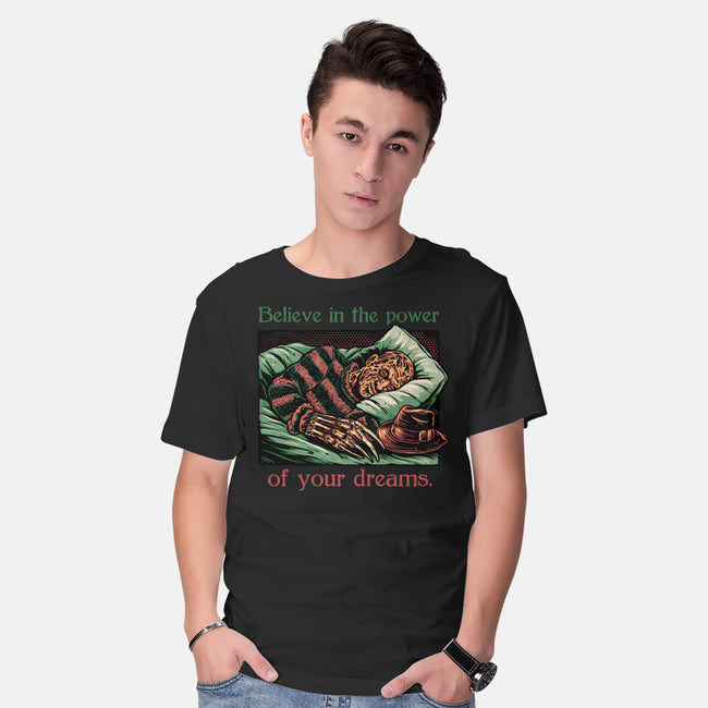 The Power Of Dreams-Mens-Basic-Tee-glitchygorilla