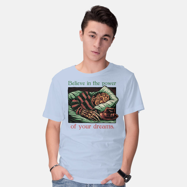 The Power Of Dreams-Mens-Basic-Tee-glitchygorilla
