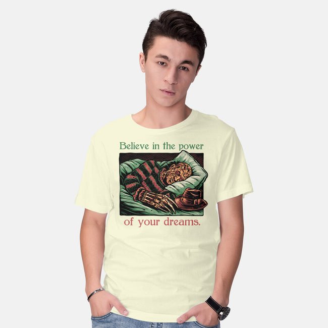 The Power Of Dreams-Mens-Basic-Tee-glitchygorilla