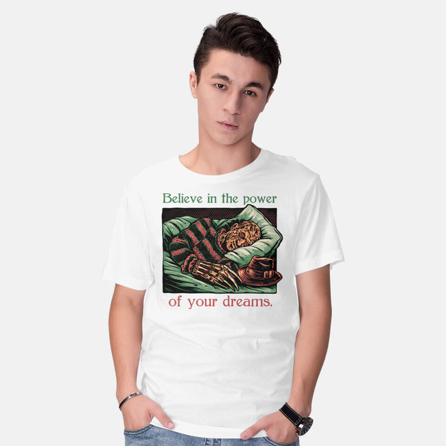The Power Of Dreams-Mens-Basic-Tee-glitchygorilla