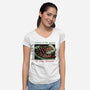 The Power Of Dreams-Womens-V-Neck-Tee-glitchygorilla