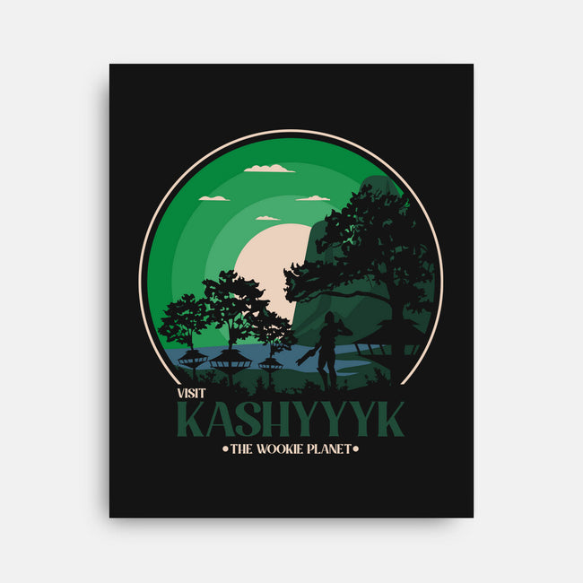 Visit Kashyyyk-None-Stretched-Canvas-turborat14