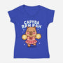 Capyba Rah Rah-Womens-V-Neck-Tee-Boggs Nicolas