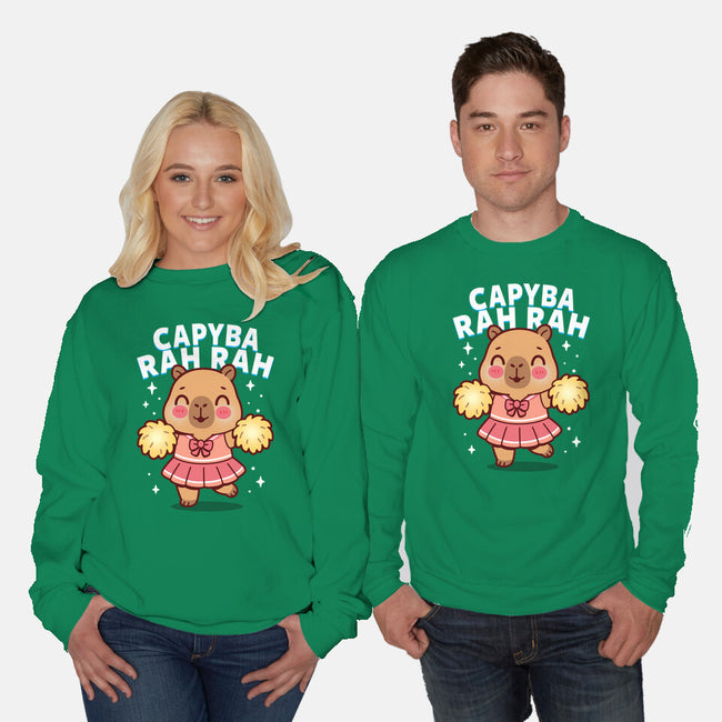 Capyba Rah Rah-Unisex-Crew Neck-Sweatshirt-Boggs Nicolas