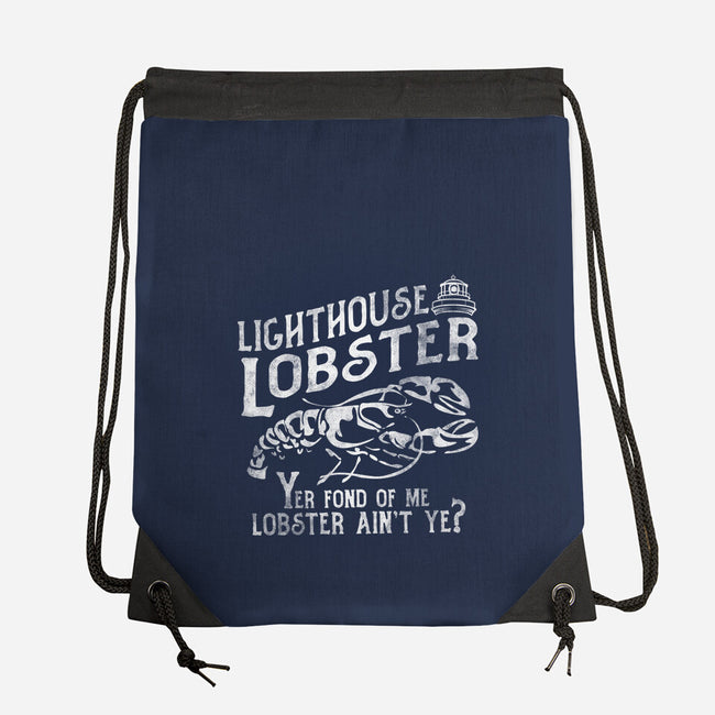 Lighthouse Lobster-None-Drawstring-Bag-piercek26