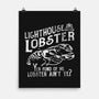Lighthouse Lobster-None-Matte-Poster-piercek26