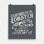 Lighthouse Lobster-None-Matte-Poster-piercek26