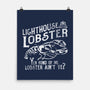 Lighthouse Lobster-None-Matte-Poster-piercek26