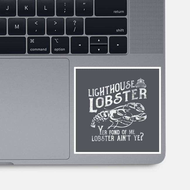 Lighthouse Lobster-None-Glossy-Sticker-piercek26
