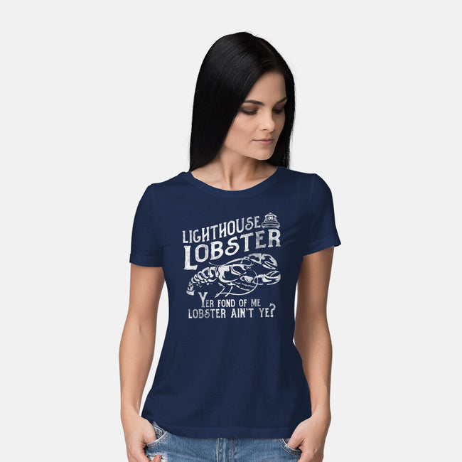 Lighthouse Lobster-Womens-Basic-Tee-piercek26
