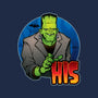 The Creature And Bride-None-Glossy-Sticker-DraganMac