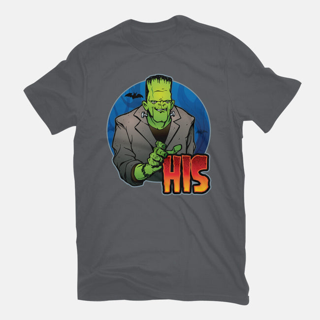 The Creature And Bride-Mens-Heavyweight-Tee-DraganMac