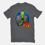 The Creature And Bride-Mens-Heavyweight-Tee-DraganMac