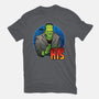 The Creature And Bride-Womens-Fitted-Tee-DraganMac