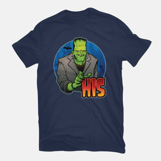 The Creature And Bride-Mens-Heavyweight-Tee-DraganMac