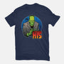 The Creature And Bride-Womens-Fitted-Tee-DraganMac
