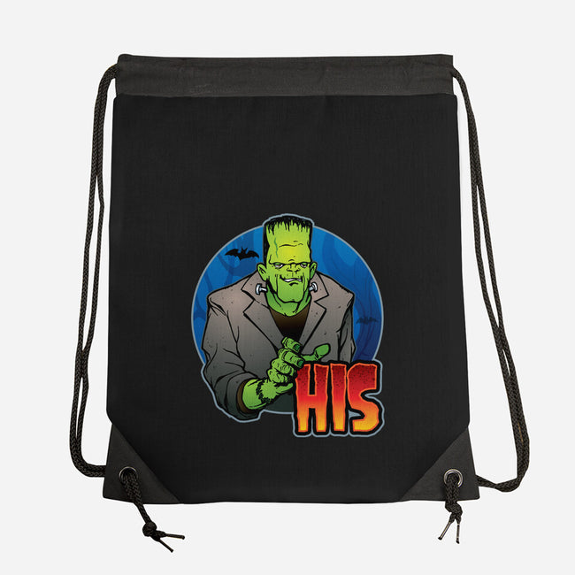 The Creature And Bride-None-Drawstring-Bag-DraganMac