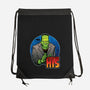 The Creature And Bride-None-Drawstring-Bag-DraganMac