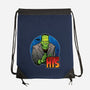 The Creature And Bride-None-Drawstring-Bag-DraganMac