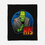 The Creature And Bride-None-Fleece-Blanket-DraganMac