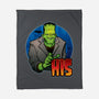 The Creature And Bride-None-Fleece-Blanket-DraganMac