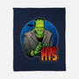 The Creature And Bride-None-Fleece-Blanket-DraganMac