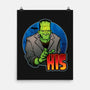 The Creature And Bride-None-Matte-Poster-DraganMac